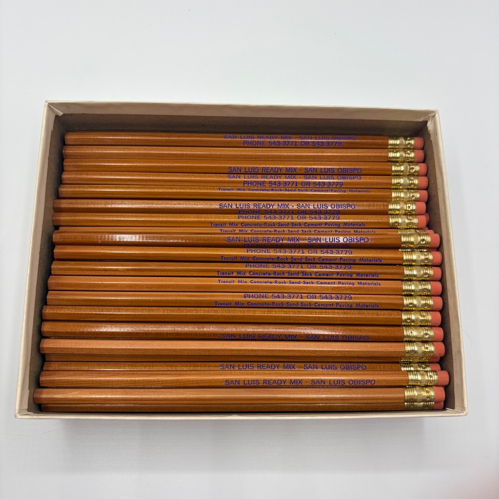 NOS Union Pen & Pencil Co. Pencils No. 2 1/2 Unipeco San Luis Ready Brown 105ct - Picture 2 of 7